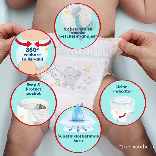 Pampers Baby Dry - Maat 8 - Maandbox - 112 stuks - 17 KG - Nu 40% korting