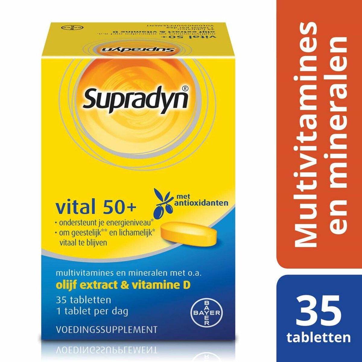 Supradyn Vital 50+ - 3 x 35 tabletten - Voordeelverpakking