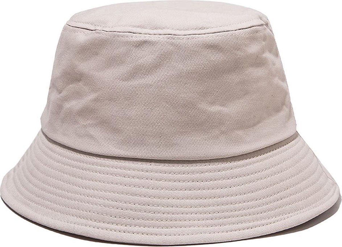 Scoby - Vissershoedje - Hoed - Bucket Hat - Zonbescherming - Festivalhoedje - One size - Beige