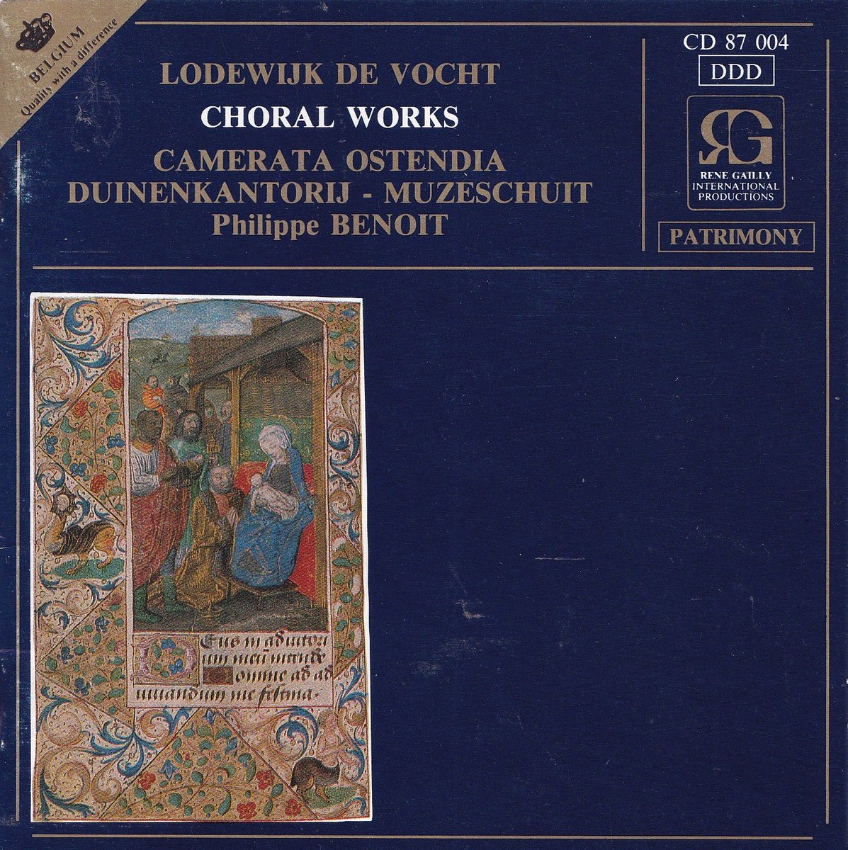 Lodewijk de Vocht, Choral Works - Camerata Ostendia en Duinenkantorij Muzeschuit o.l.v. Philippe Benoit