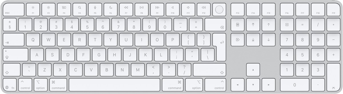 Apple Magisch toetsenbord met Touch ID en numeriek toetsenblok