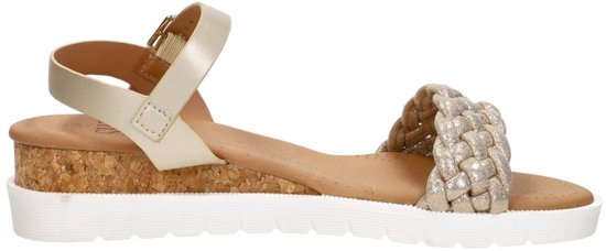 Sandales pour femmes à talons Sub55 - Couleur or - Taille 36