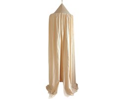 Jikkies Klamboe - Hemeltje - Kinderkamer - Babykamer - Extra Groot - 250 cm - Beige
