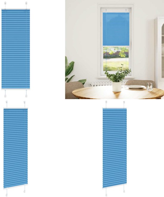 vidaXL Plissé rolgordijn 85x200 cm stofbreedte 84,4 cm polyester
