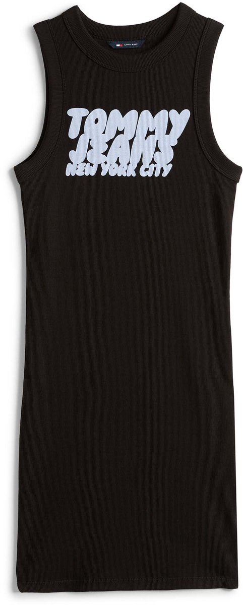 Jurk Tommy Jeans Tjw Tj Bubble Tank D Fashion Wear Vrouwen Zwart