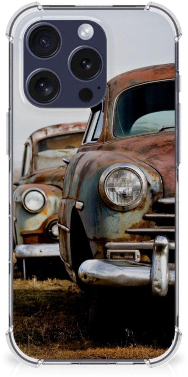 iPhone 16 Pro Anti-shock Hoesje met foto Vintage Auto