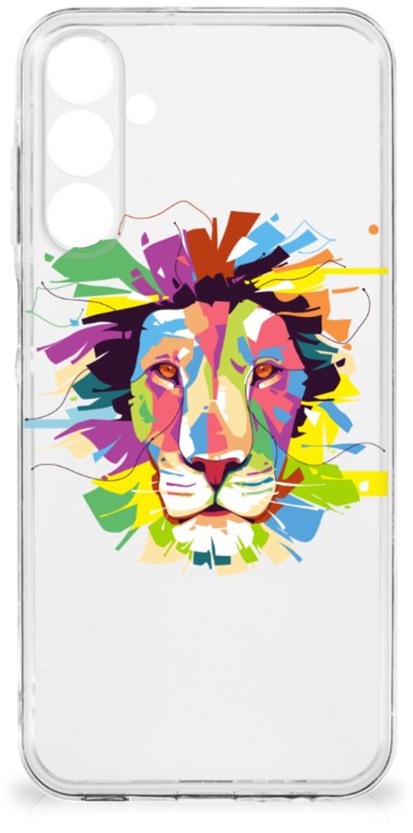 Samsung Galaxy A16 Telefoonhoesje met Naam Lion Color