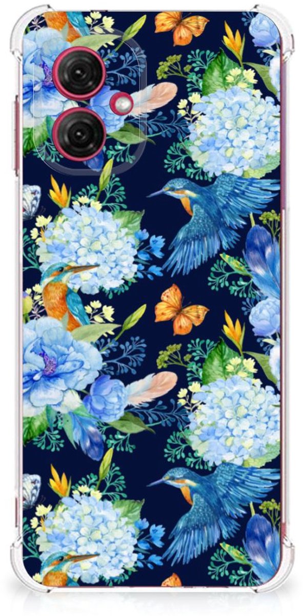 Case Anti-shock voor Motorola Moto G55 IJsvogel