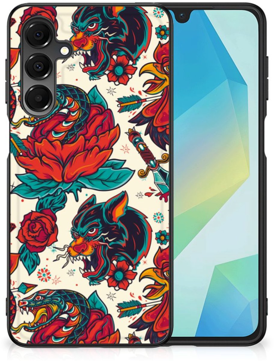 Silicone Back Case voor Samsung Galaxy A16 5G/4G Old Skool