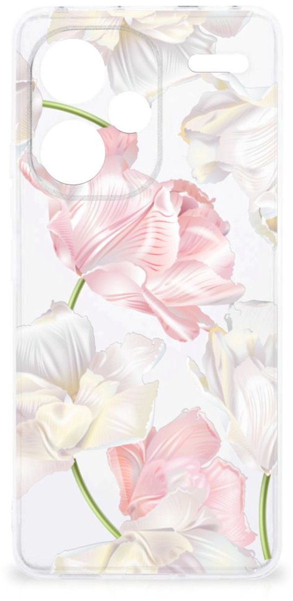 TPU bumper voor Xiaomi Redmi Note 13 Pro Plus Katten Emojis