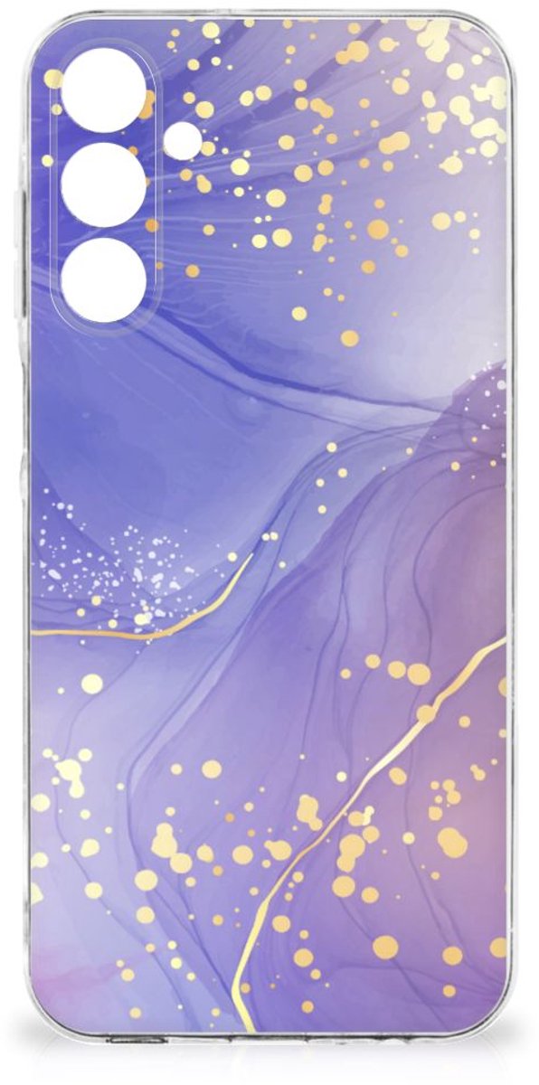 Hoesje maken voor Samsung Galaxy A16 Watercolor Paars