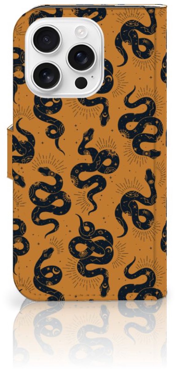 Telefoonhoesje met Pasjes voor iPhone 16 Pro Snakes