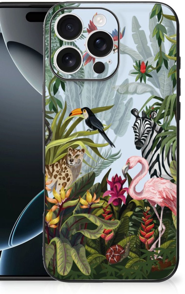 Dierenprint Telefoonhoesje voor iPhone 16 Pro Max Jungle