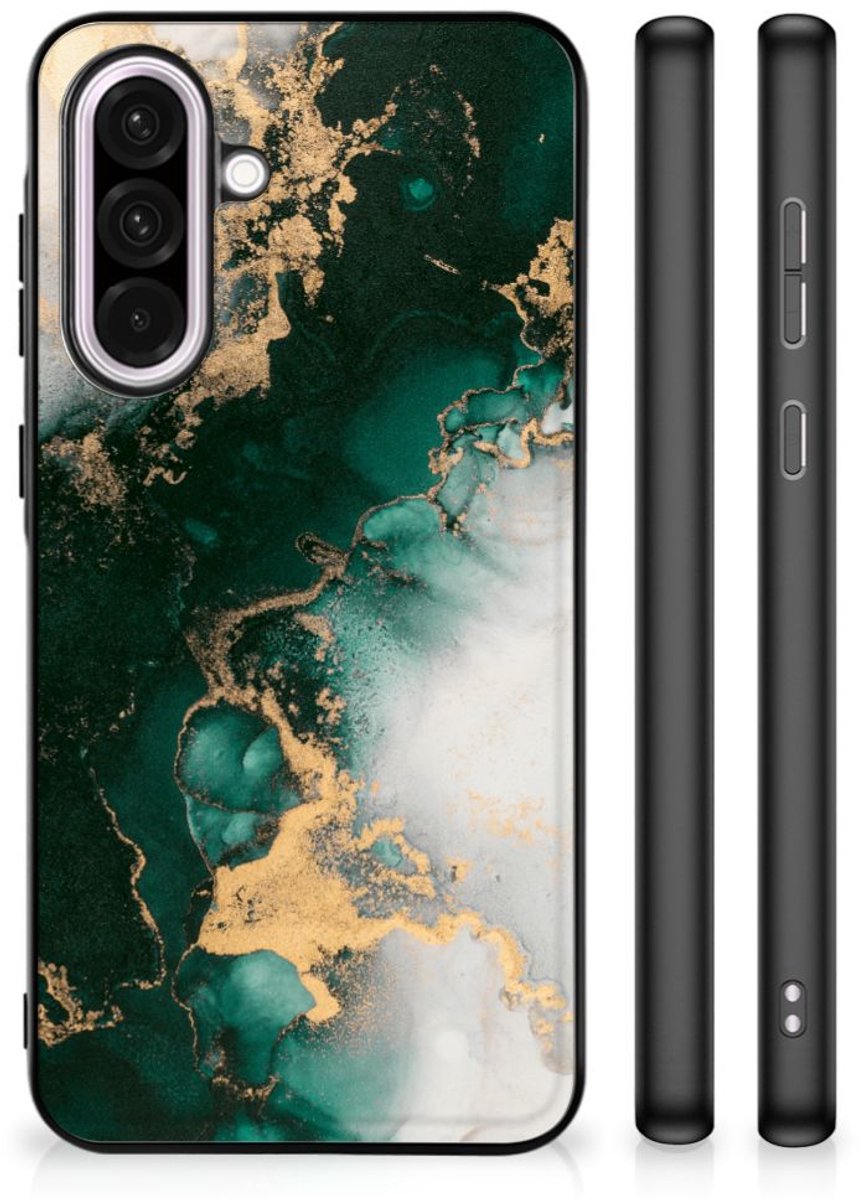 Marmeren Print Telefoonhoesje voor Samsung Galaxy A56 Marmer Groen