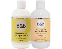 B&B Italiaanse Wasparfum Argan & Amber Musk Pakket