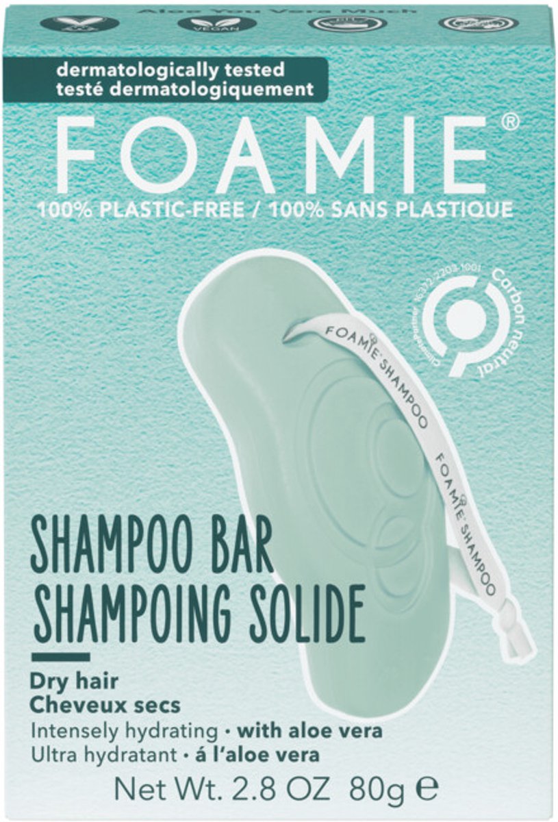 Foamie Shampoo Bar Aloe You Vera Much (Droog Haar) - 3 x - Voordeelverpakking