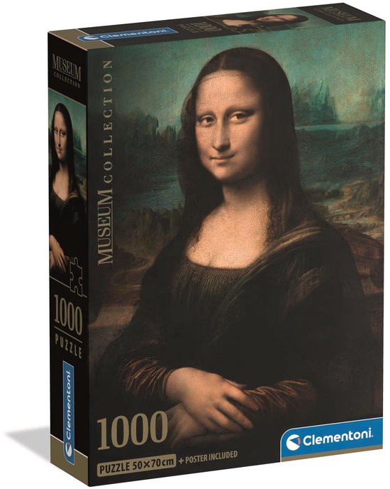 Doos van Clementoni · Mona Lisa · 1000 stukjes