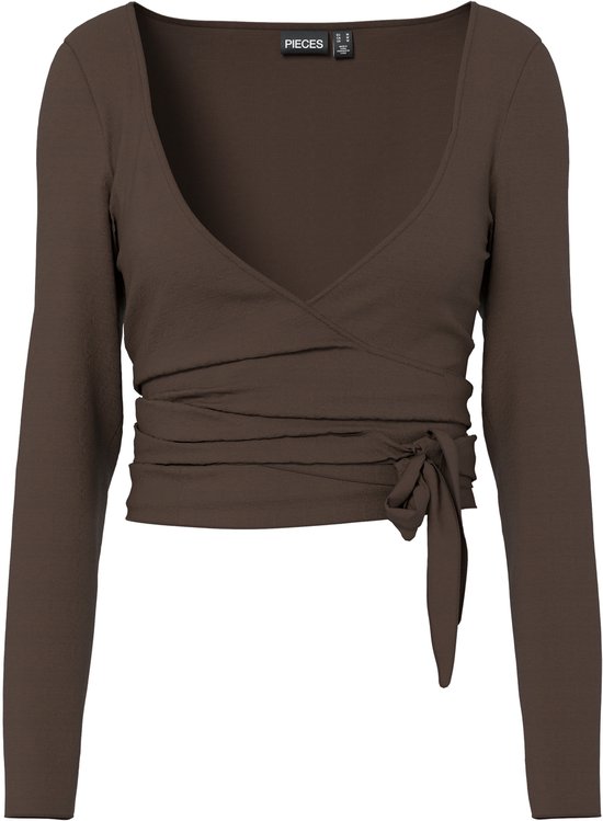 PIECES - PCROYA BALLERINA LS WRAP TOP JRS - Dames - Blouses