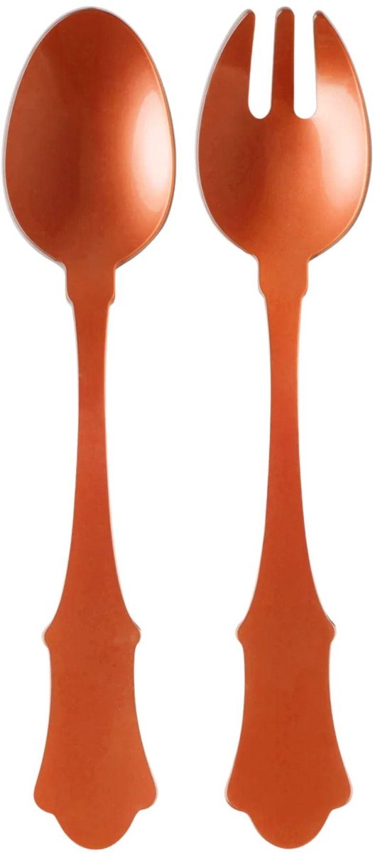 Sabre - Saladebestek Honorine 2-delig Orange - Besteksets