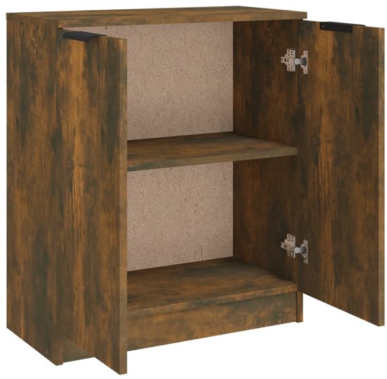 vidaXL Buffet 60x30x70 cm Bois d'ingénierie Chêne fumé - Buffet - Commodes - Armoire - Armoire murale