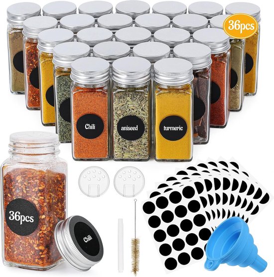 Pot à Épices Verre 120ml - Rangements à Épices