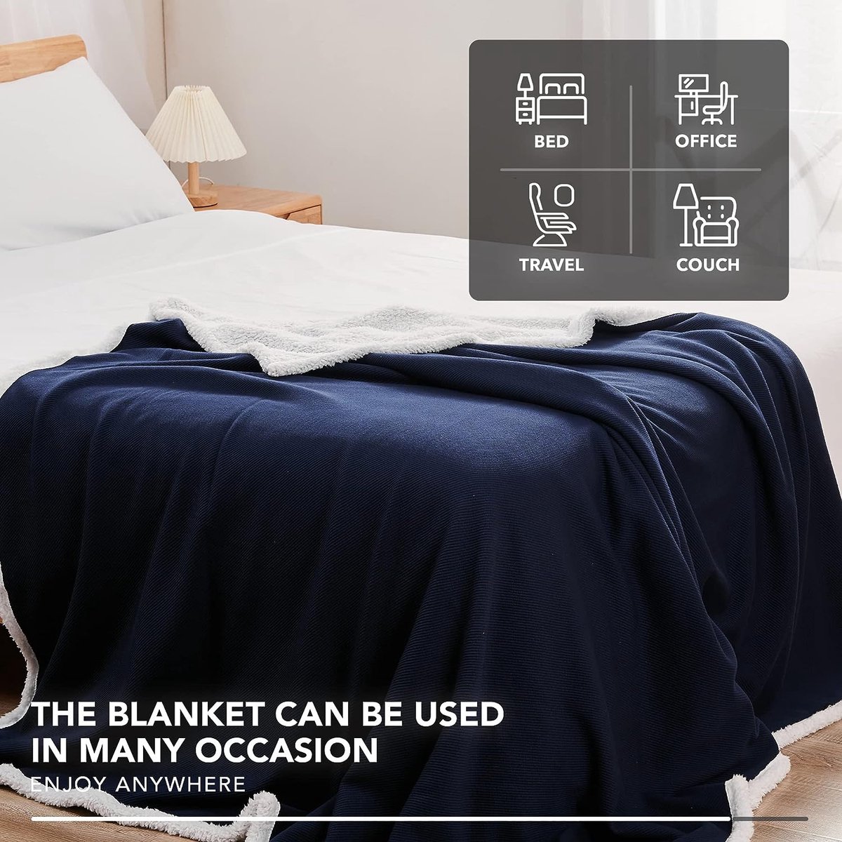 Fleece deken Comodo XL [220 x 180 cm] | Van Heijster