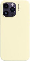 Nudient Base Case iPhone 14 Pro Pale - Geel