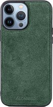 iPhone 15 Pro Max - Coque Alcantara avec aimant MagSafe - Vert minuit