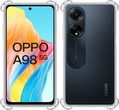 Hoesje geschikt voor Oppo A98 – Extreme Shock Case – Cover Transparant