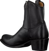 Sendra 16751 Enkellaarsjes - Enkelboots met rits - Dames - Zwart - Maat 39