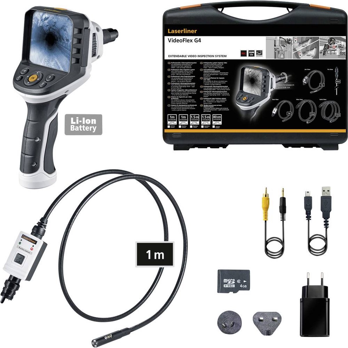 Laserliner Laserliner VideoFlex G4 Duo Professioneel Video-inspectiesysteem - 082.244A