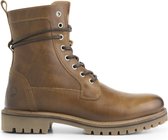 Travelin' Kvosted Heren - Leren hoge veterschoenen - Cognac leer