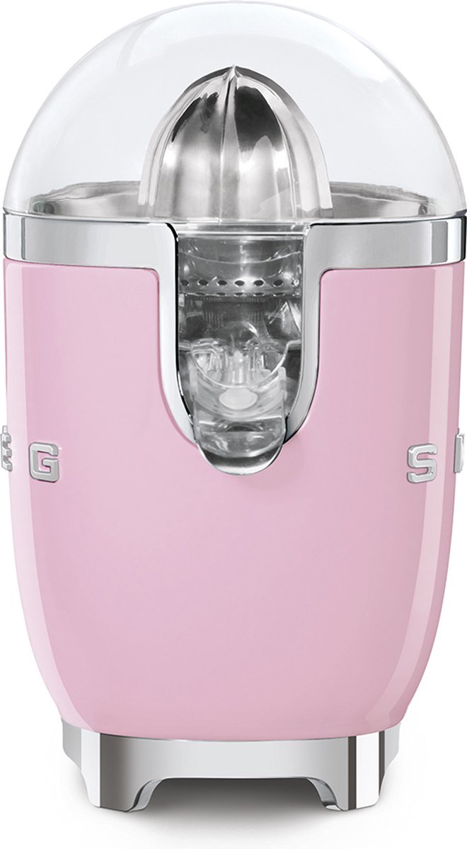 SMEG CJF11PKEU Citruspers - Elektrische Citruspers - 70W - RVS Filter - Antidruppelsysteem - Automatische Start/Stop - '50s Style - Roze thumbnail 2