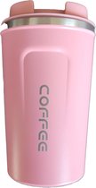 thermosbeker - thermos koffiebeker - roze