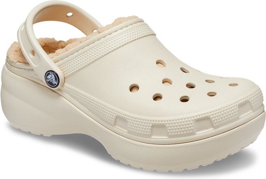 Sabots Crocs Classic Platform Lined Beige EU 39-40 Femme