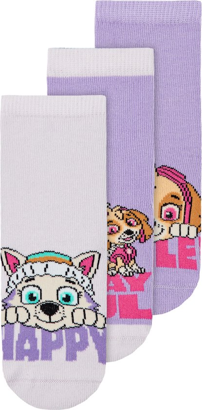 NAME IT NMFJUMI PAWPATROL 3P SOCK NOOS CPLG Chaussettes Filles - Taille 28/30 X L30
