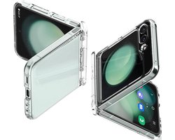 Geschikt voor Spigen - Samsung Galaxy Z Flip 5 Thin Fit Pro hoesje - Transparant