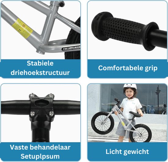 Loopfiets NRBbike met lage instap
