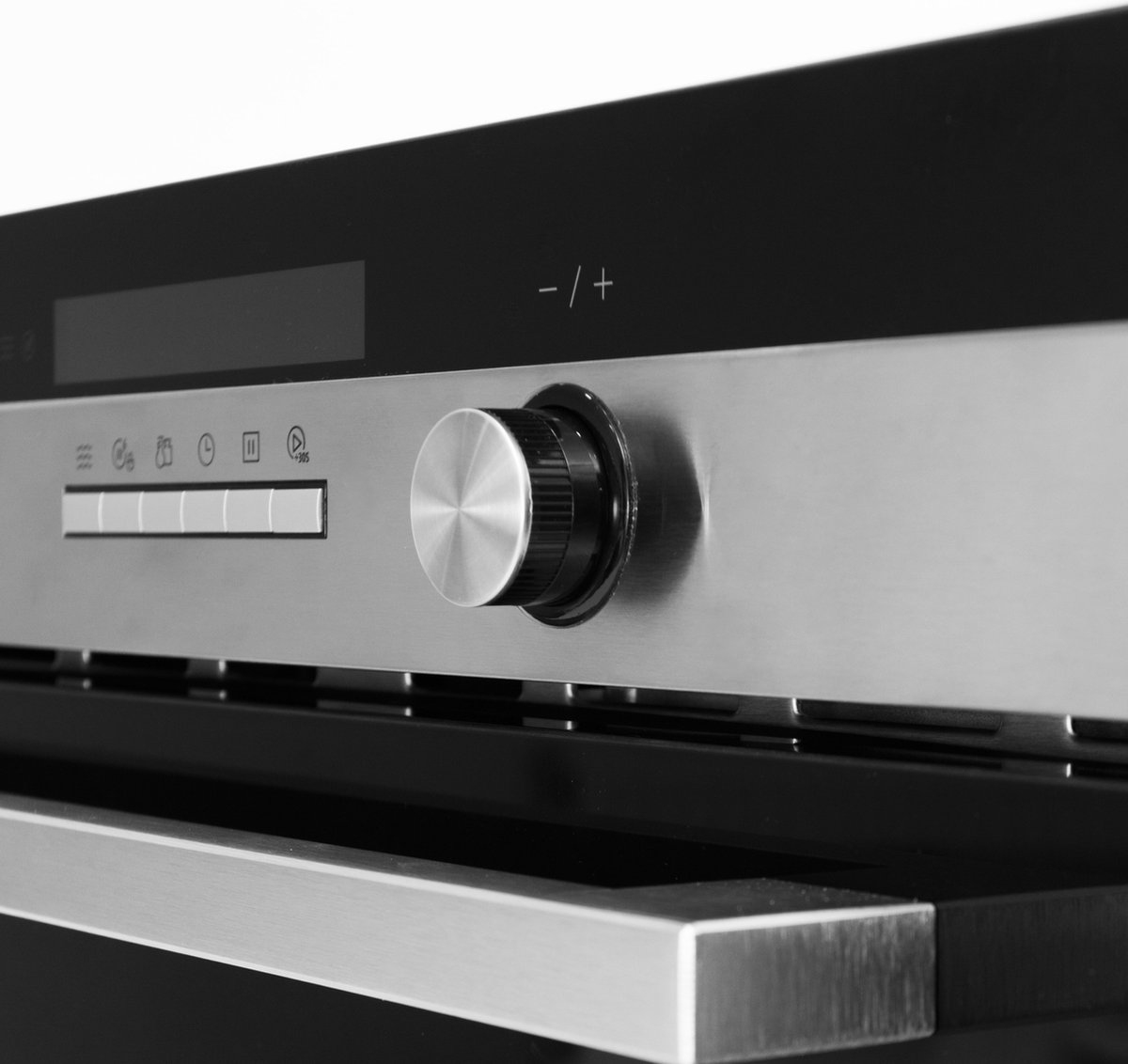 Inventum IMC6150RK - Inbouw combi-oven - Hetelucht - Magnetron - Grill - 50 liter - 45 cm hoog - Tot 250 graden - Zwart/RVS — afbeelding 4