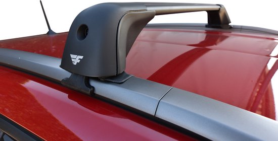 Galeries de toit adaptées pour Cupra Formentor à partir de 2020 barres de toit fermées - Aluminium - Capacité de charge élevée 100kg - Wingbar Zwart- Merk Farad