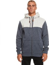 Quiksilver Keller Zip Sweatshirt Met Volledige Rits Grijs L Man