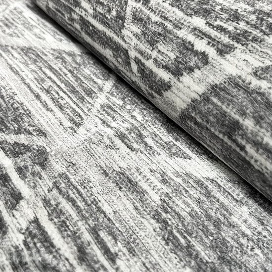 Tinyboy-hbq Tapijtlopers voor gangen, antislip wasbare tapijtloper Lange zachte keukentapijtloper, grijze hal, ganglopers voor slaapkamer, gangen, woonkamer, keuken (Boho grijs, 60 x 300 cm