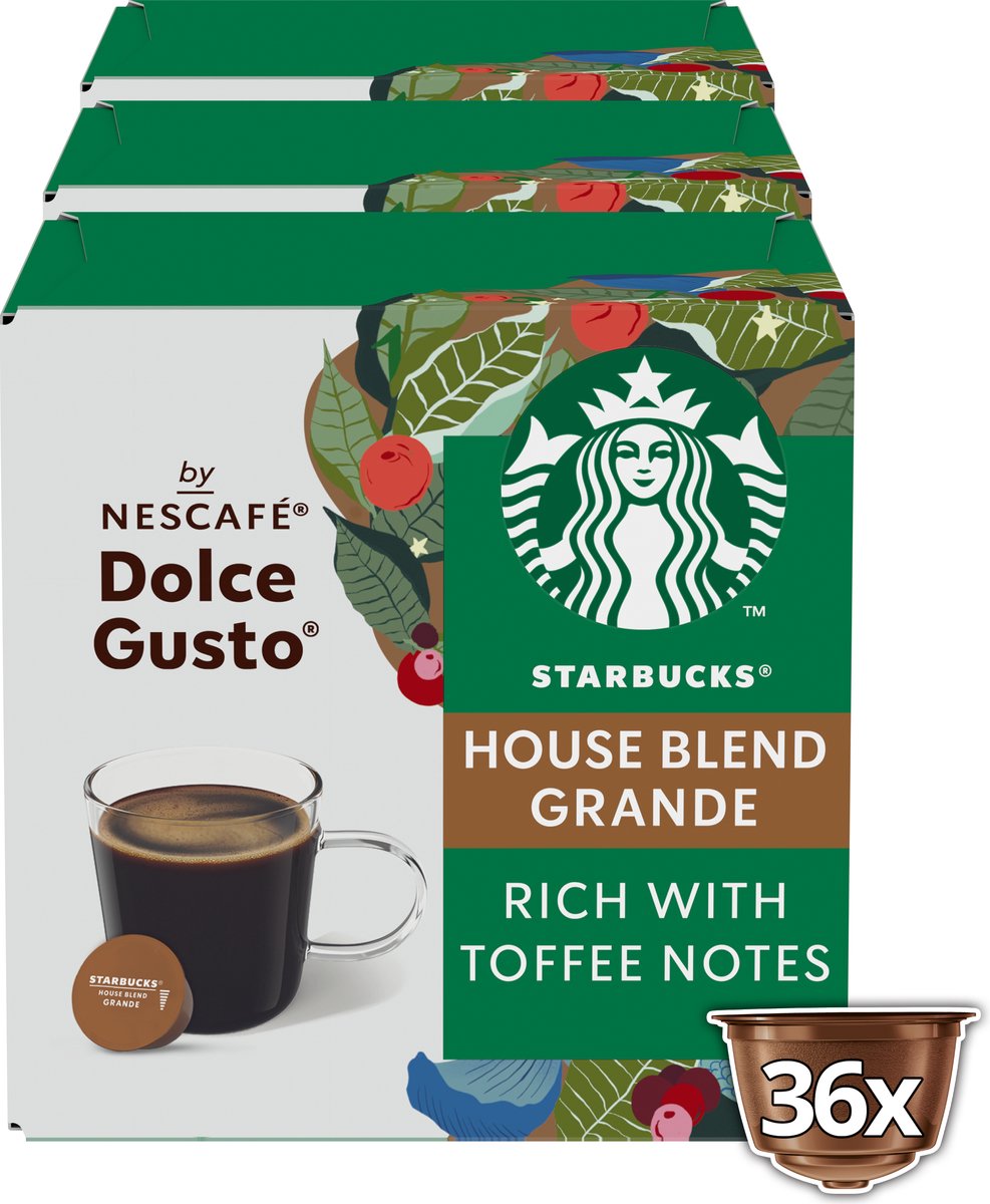 Starbucks by Dolce Gusto House Blend Medium Roast capsules - 36 koffiecups