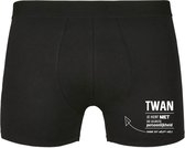 Twan, je hebt niet de leukste persoonlijkheid, maar dit helpt wel Heren Boxershort - relatie - vriend - onderbroek - grappig