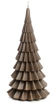 Cactula kwaliteits outdoor kerstboom kaars Cognac XL - 20 x 40 cm