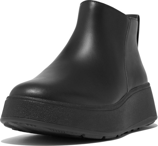 Fitflop F-mode Leather Flatform Zip Ankle Laarzen Zwart EU 37 Vrouw | bol