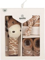 Apollo Baby’s Giftbox Giraf - Kraamcadeau - Babyshower - Baby sokken