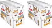 Voordeelpakket: Hill's Kattenvoer Science Plan Feline Gesteriliseerde Kattenkip Natvoer - 2x 12x 85 g