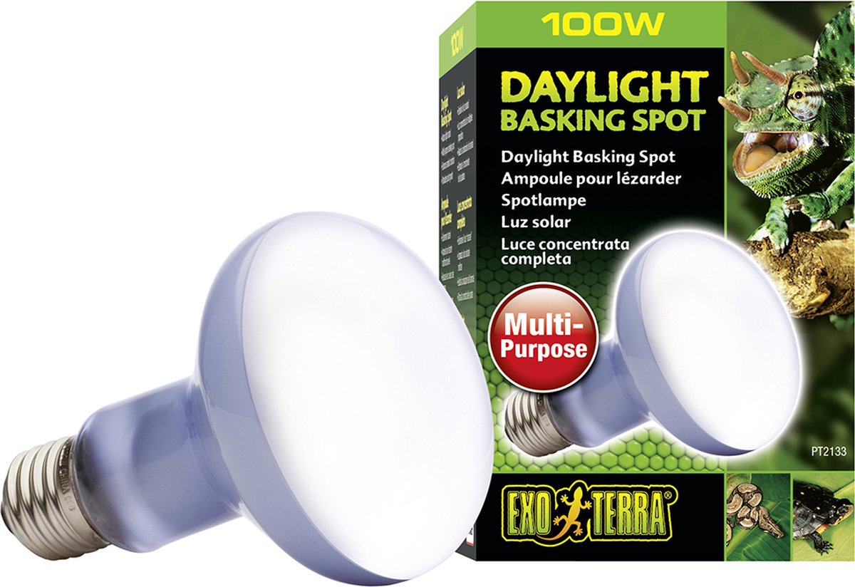 Exo Terra Daylight Basking Spot lamp - Terrarium Verlichting - 100W - Exo Terra