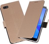 Bestcases Pasjeshouder Telefoonhoesje Huawei Y5 Lite (2018) - Goud